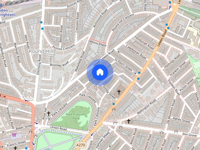 Townhouse for rent in Round Hill, Brighton & Hove