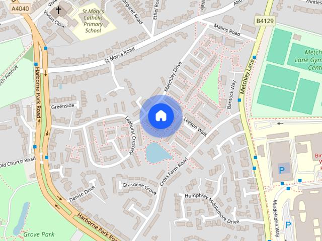 Townhouse for rent in Harborne, West Midlands