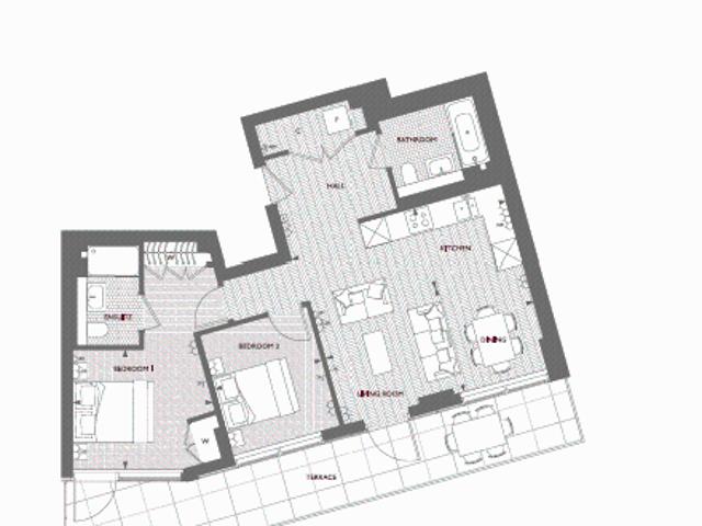 Apartment for rent in Kingston Upon Thames, Norbiton