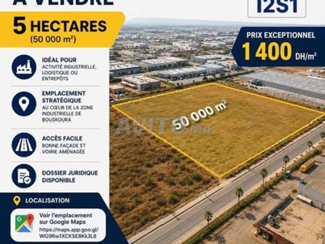 Propriété vente à Bouskoura, Gharb-Chrarda-Beni Hssen