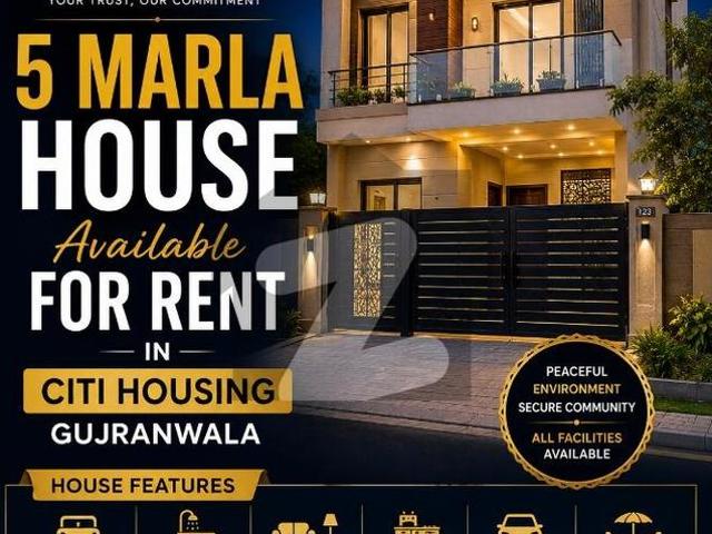 House for rent in Gujranwala, Islamabad Capital Territory