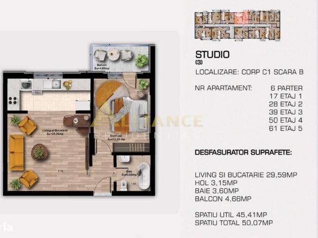 Apartament vânzări în Popesti Leordeni, București