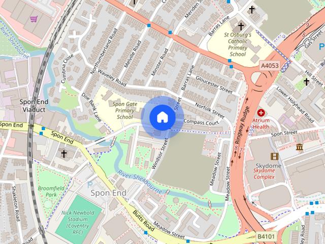 Townhouse for rent in Spon End, Coventry