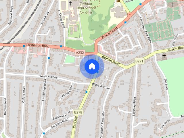 Apartment for rent in Wallington, The Wrythe