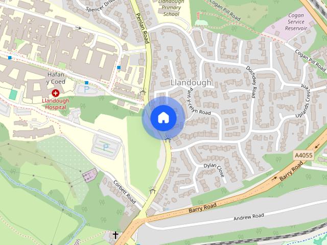 Apartment for rent in Llandough