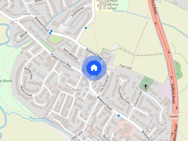 House for rent in Great Chatwell, Staffordshire