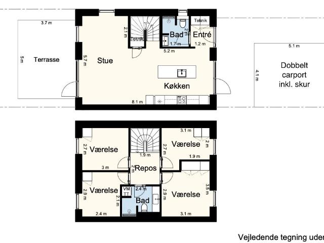 Hus til leje i Klarup, Brønderslev-Dronninglund