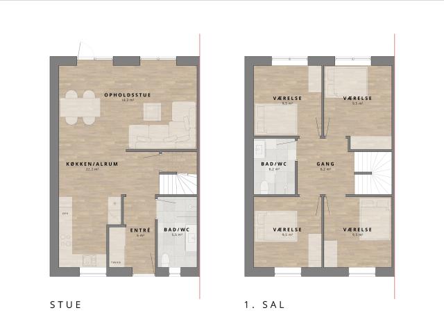 Hus til leje i Århus