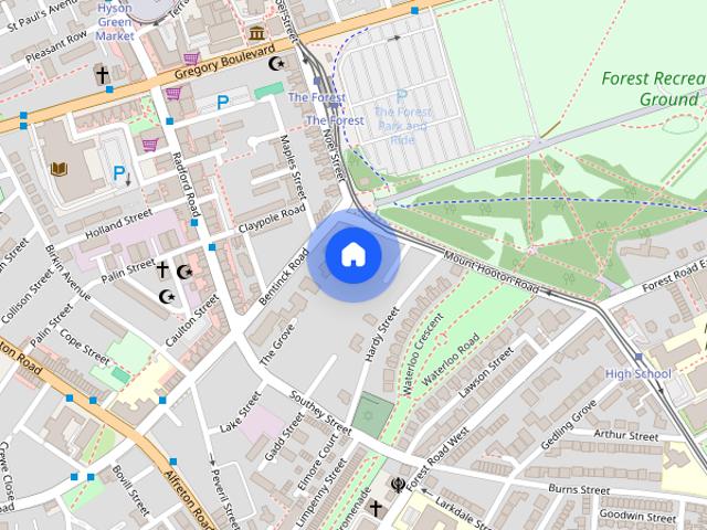 Apartment for rent in Hyson Green, Haddon