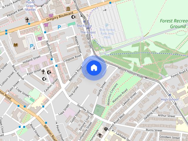 Apartment for rent in Hyson Green, Haddon