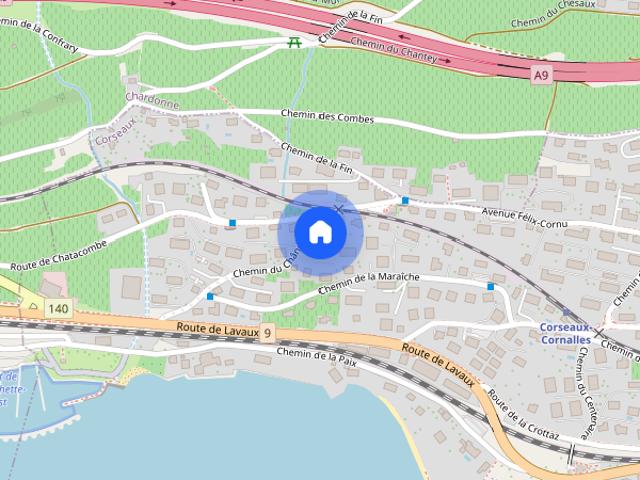 Apartment mieten in Corseaux, District de la Riviera-Pays-d’Enhaut