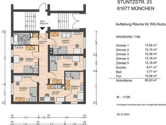 Zimmer mieten in Bogenhausen, München
