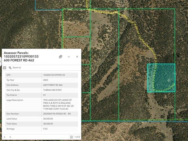 Land for sale in Tijeras, Bernalillo County