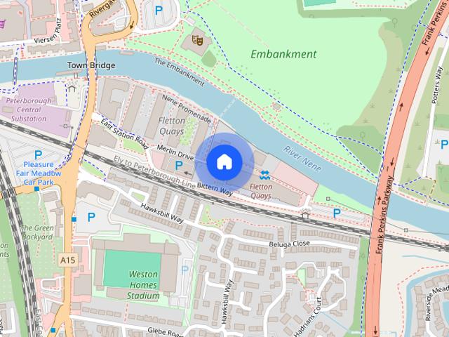 Apartment for rent in Fletton Quays, Peterborough