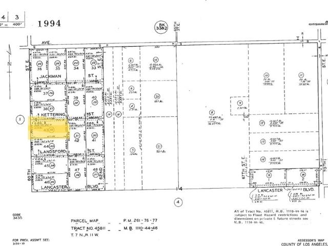 Land for sale in Lancaster, California