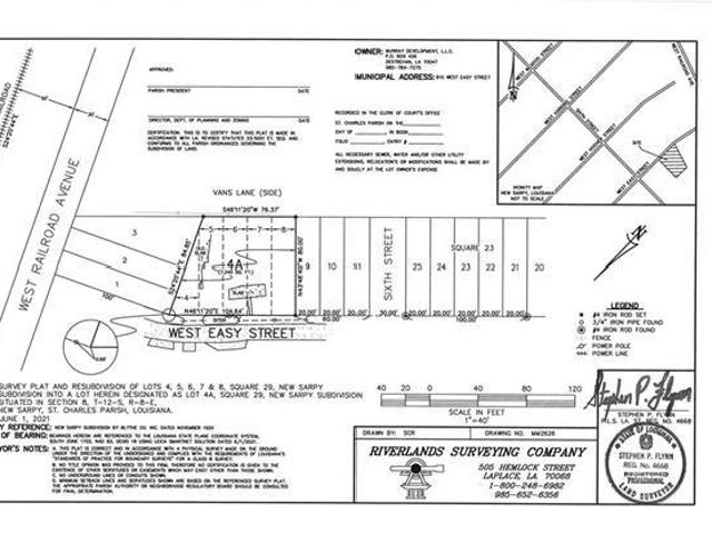 Land for sale in Destrehan, Louisiana
