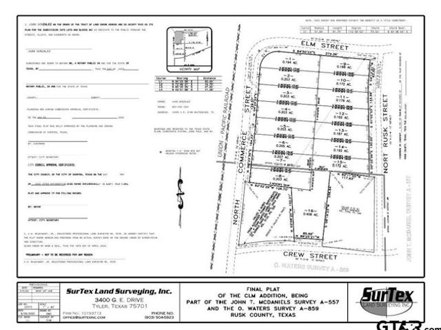 Land for sale in Overton, Texas