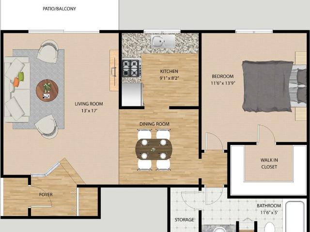 Apartment for rent in Medinah, Illinois