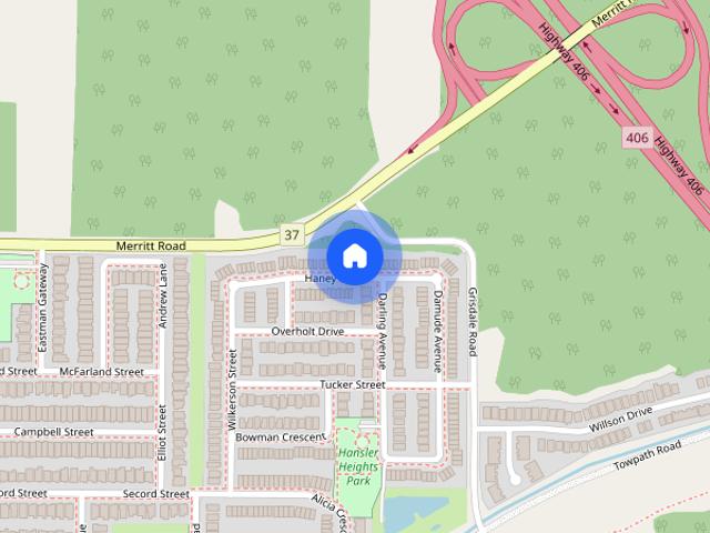 Townhouse for rent in Thorold, Golden Horseshoe