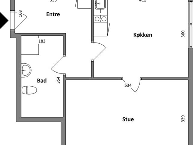 Lejlighed til leje i Herning, Århus
