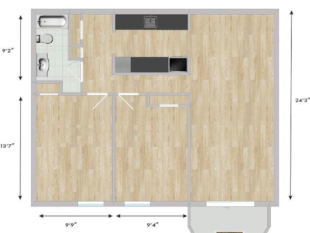 Apartment for rent in St. Leonard's, Quebec