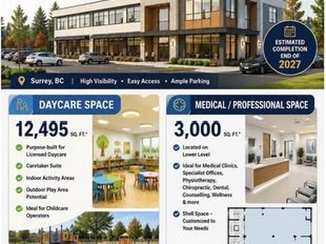 Commercial for rent in Surrey, British Columbia