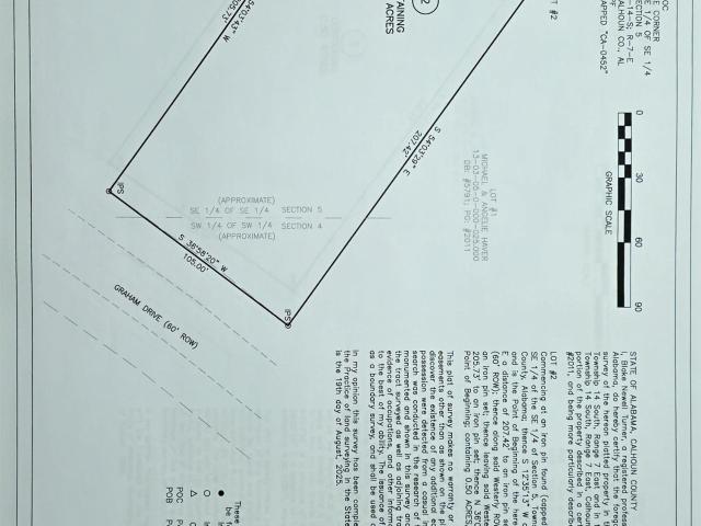 Land for sale in Ohatchee, Alabama