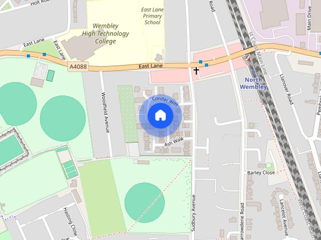 Apartment for rent in Sudbury, Greater London