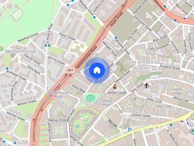 Apartment for rent in Saint Vincent's, Netherthorpe