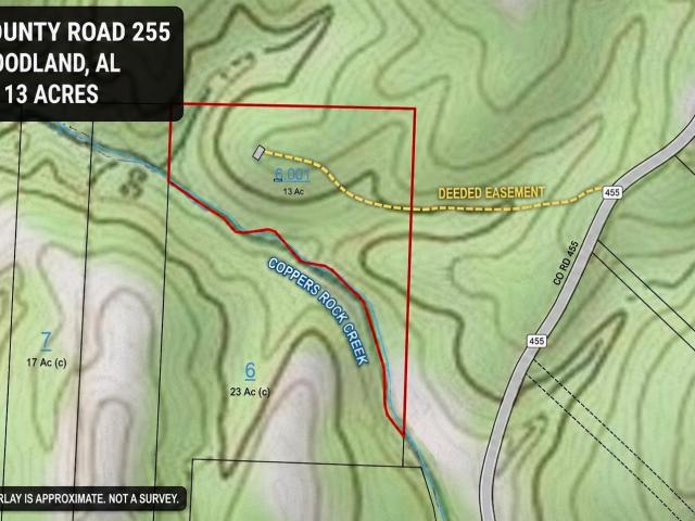 Land for sale in Woodland, Alabama