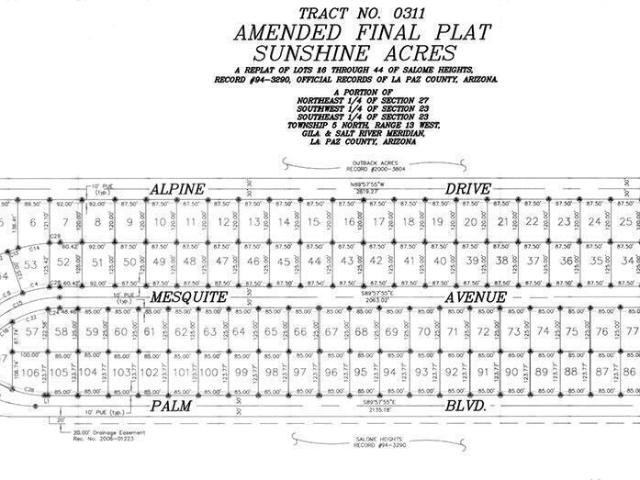 Land for sale in Salome, Arizona