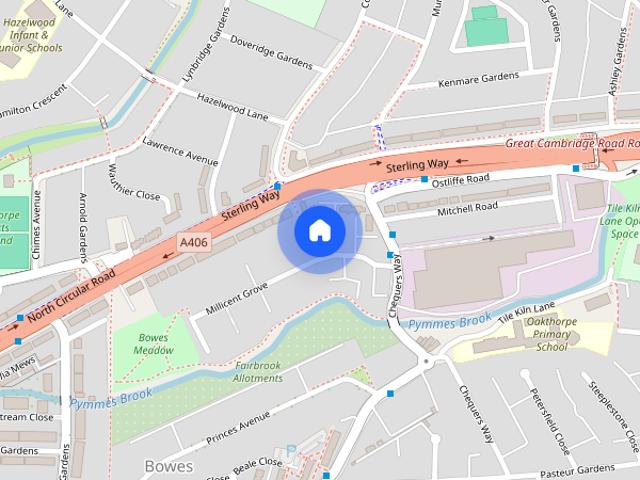 Apartment for rent in Bowes, Greater London