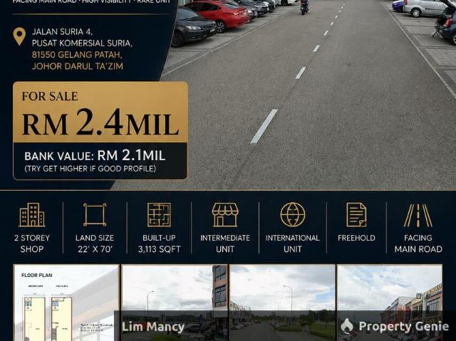 Shop Office for sale in Bukit Ledang, Johor