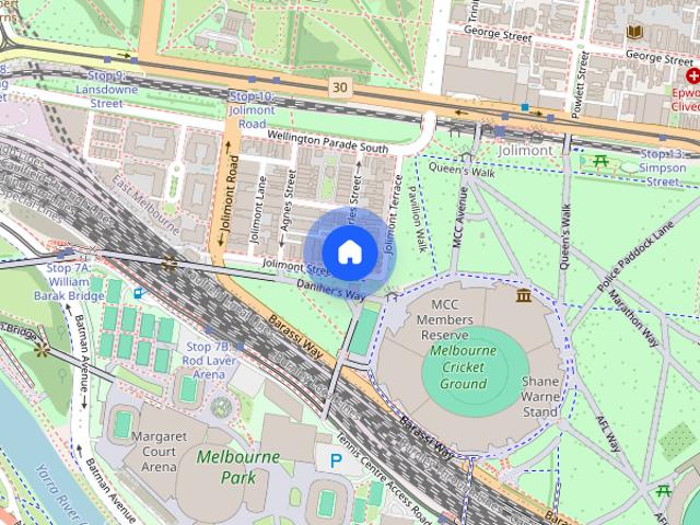 Apartment for rent in Jolimont, Melbourne