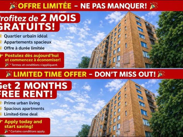 Apartment for rent in Côte-des-Neiges–Notre-Dame-de-Grâce, Montréal