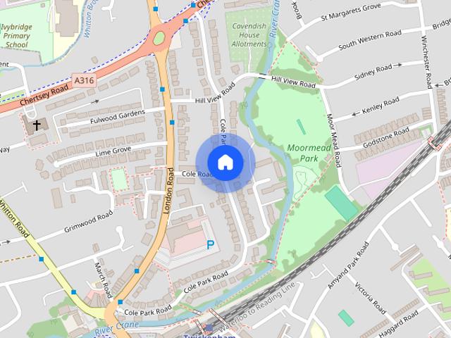 House for rent in St Margarets, Greater London