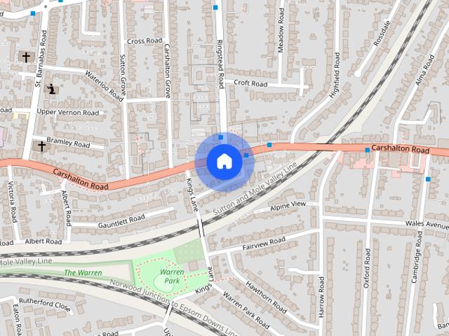 House for rent in The Wrythe, Greater London