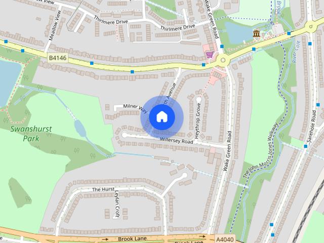House for rent in Wake Green, West Midlands