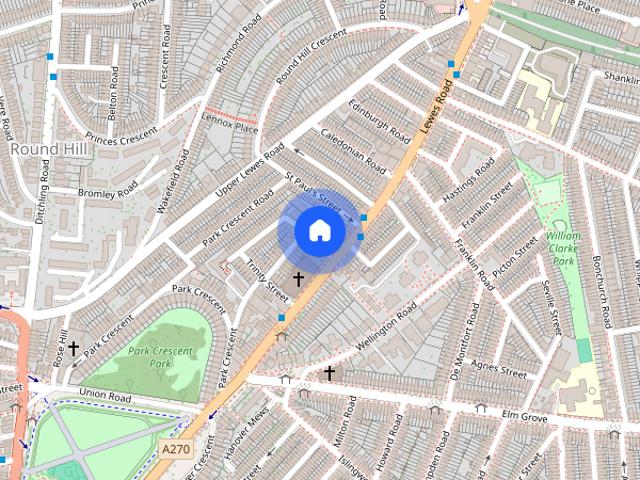 Townhouse for rent in Round Hill, Brighton & Hove