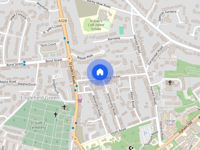 Townhouse for rent in Englefield Green, Runnymede