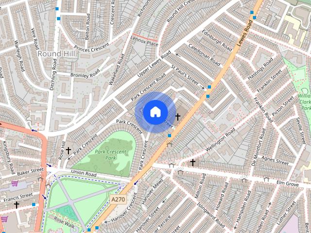 Townhouse for rent in Round Hill, Brighton & Hove