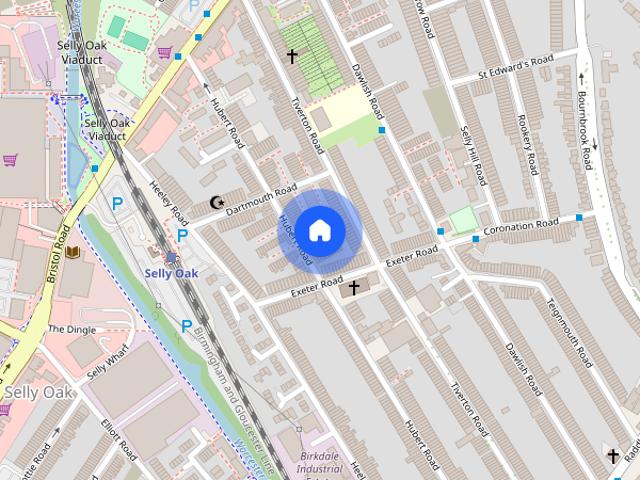 Townhouse for rent in Metchley, Birmingham