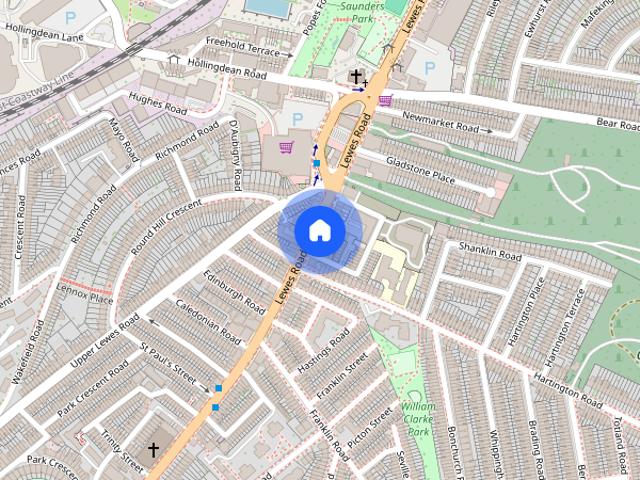 Townhouse for rent in Round Hill, Brighton & Hove