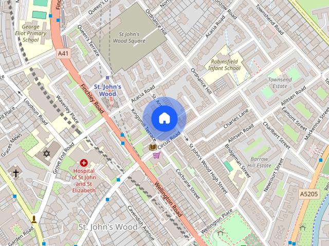 Townhouse for rent in St. John's Wood, Greater London