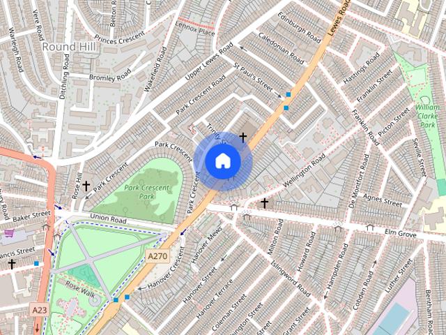 Townhouse for rent in Round Hill, Brighton & Hove