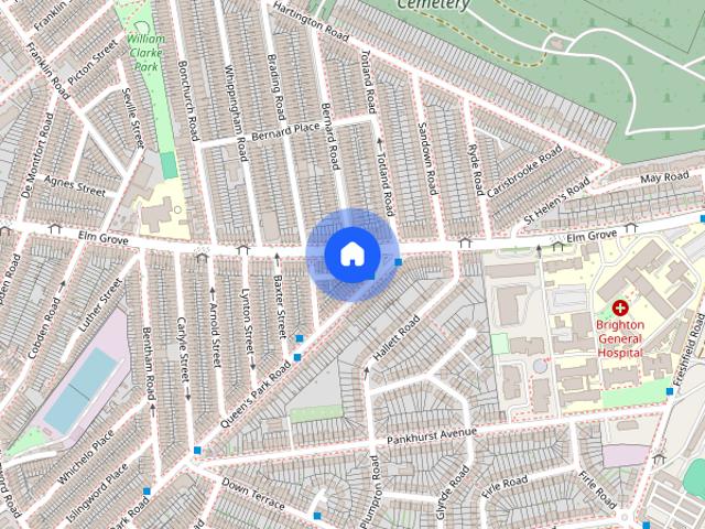 Townhouse for rent in Round Hill, Brighton & Hove