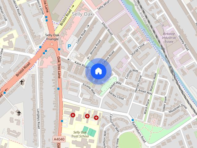 Townhouse for rent in Stirchley, West Midlands