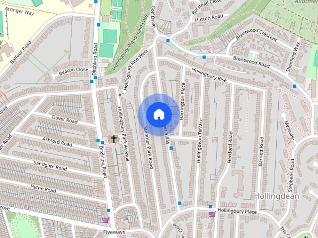 Townhouse for rent in Hollingdean, Brighton & Hove