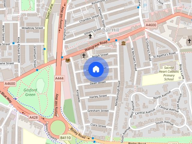 Townhouse for rent in Ball Hill, Coventry
