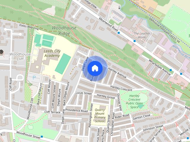 Townhouse for rent in Woodhouse, West Yorkshire